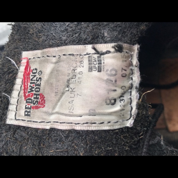 SOLD! Red Wing Boots - 8126 "Brogues" - Picture 7 of 7